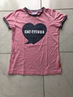 Emoji T-Shirt Pailletten rosa Wendemotiv Katze 170/176  S Bayern - Rieden b Kaufbeuren Vorschau