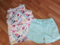 Mädchen Sommer Set Tunika und Shorts Größe 128 Hessen - Gründau Vorschau