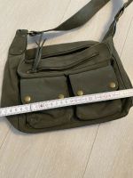 H&M Handtasche Khaki mehrere Taschen Berlin - Biesdorf Vorschau