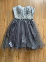 Cocktailkleid Grau Glitzer Ballkleid Bayern - Wolnzach Vorschau