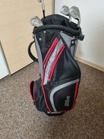 Golfbag von Willson mit Golfschlägern und Trolley Baden-Württemberg - Tamm Vorschau