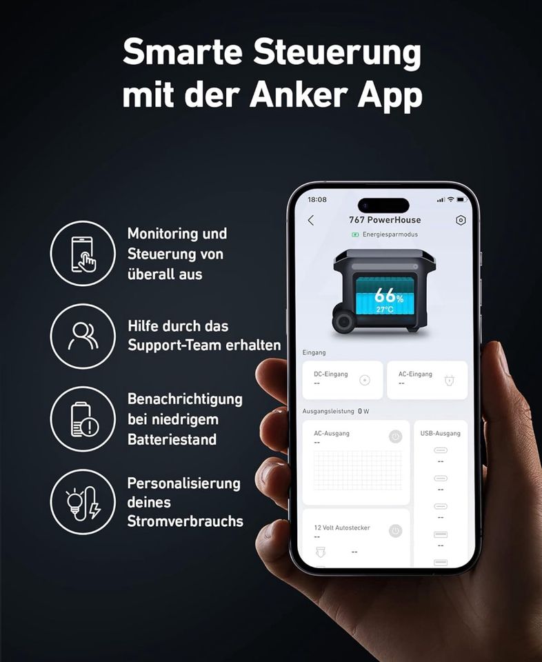 Anker SOLIX F2000 Powerstation + Zusatzakku, 4096Wh LiFePO4 in Stuttgart