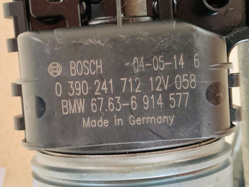 BMW E46 Wischermotor Wischergestänge vorne 6914577 0390241712 in Bad Doberan