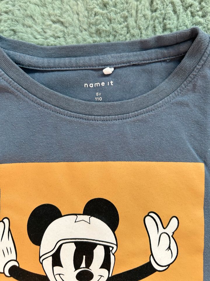 T-Shirt Mickey Mouse Name it Gr. 110 in Böhl-Iggelheim