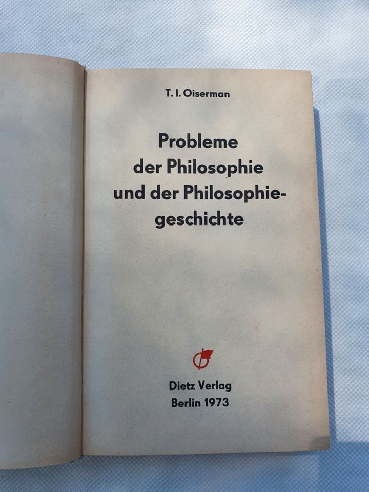 T.I. Oiserman "Probleme der Philosophie und der Philosophiegeschi in Berlin