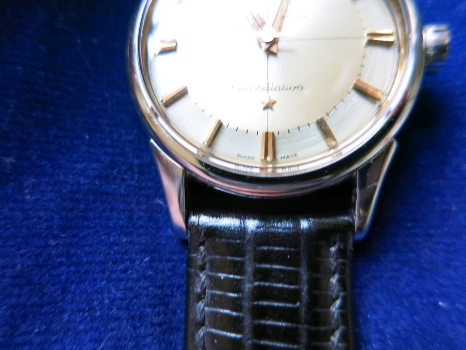 Omega Constellation Pie Pan 14381 No Date Stahl Lyre Legs Perfekt in Gilching