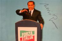 Silvio Berlusconi - Original Autogramm Ex italienischer Politiker Nordrhein-Westfalen - Krefeld Vorschau