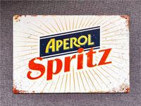 Retro Blechschild Deko Schild 30x20 cm Aperol Spritz 2 Motive Neu Baden-Württemberg - Walddorfhäslach Vorschau