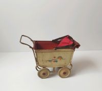 Puppenwagen Blech 20er Jahre Art Deco Puppenstube Puppe Sachsen-Anhalt - Jerichow Vorschau