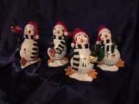 Weihnachts Pinguine - Pinguine im Schnee - 4er Set - 16 cm - NEU Niedersachsen - Alfeld (Leine) Vorschau