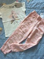 H&M Zara zuckersüßes Set mit T-Shirt & Pumphose rosa in 104 Hessen - Schöffengrund Vorschau