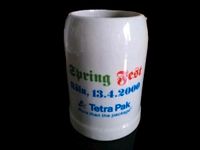 4x Seidel Bierkrug 0,2 l Tetra Pak Spring Fest Steingut Keramik Rheinland-Pfalz - Mainz Vorschau