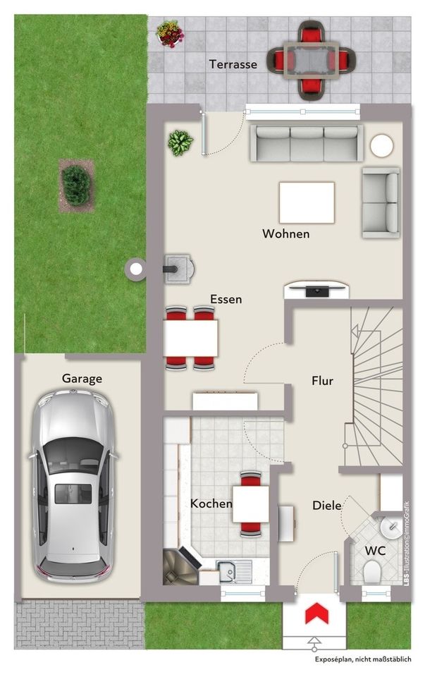 Gepflegtes Reihenendhaus mit vielen Extras! in Oer-Erkenschwick