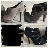 38 Schuhe Pumps high Heels Stiefeletten braun grau Nieten Lack Nordrhein-Westfalen - Monheim am Rhein Vorschau