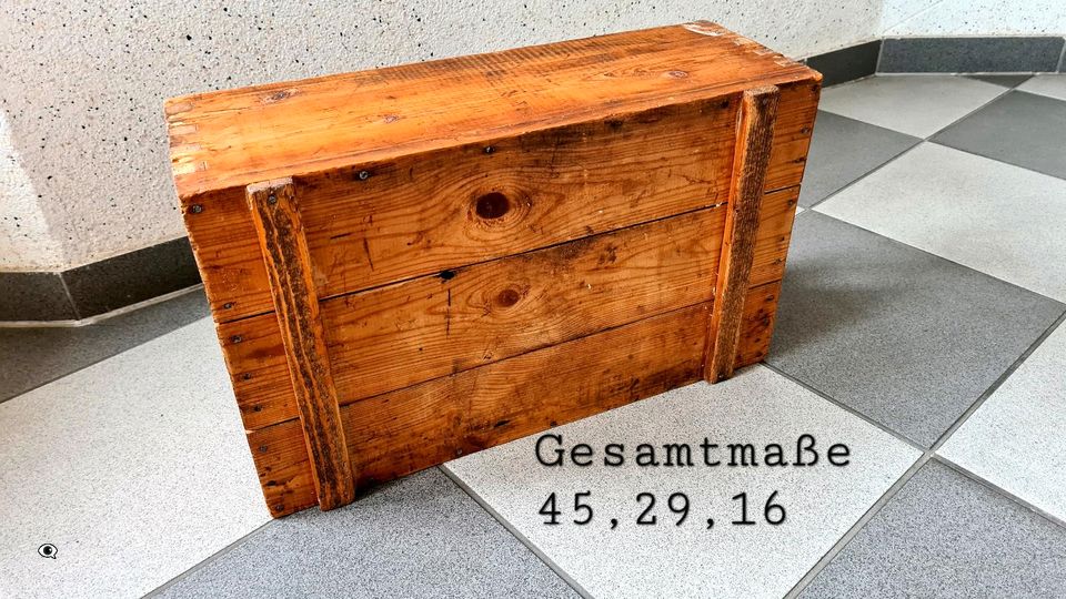 Kiste Holzkiste Holz Vollholz Vintage shabby chic alt Dekoration in Dresden