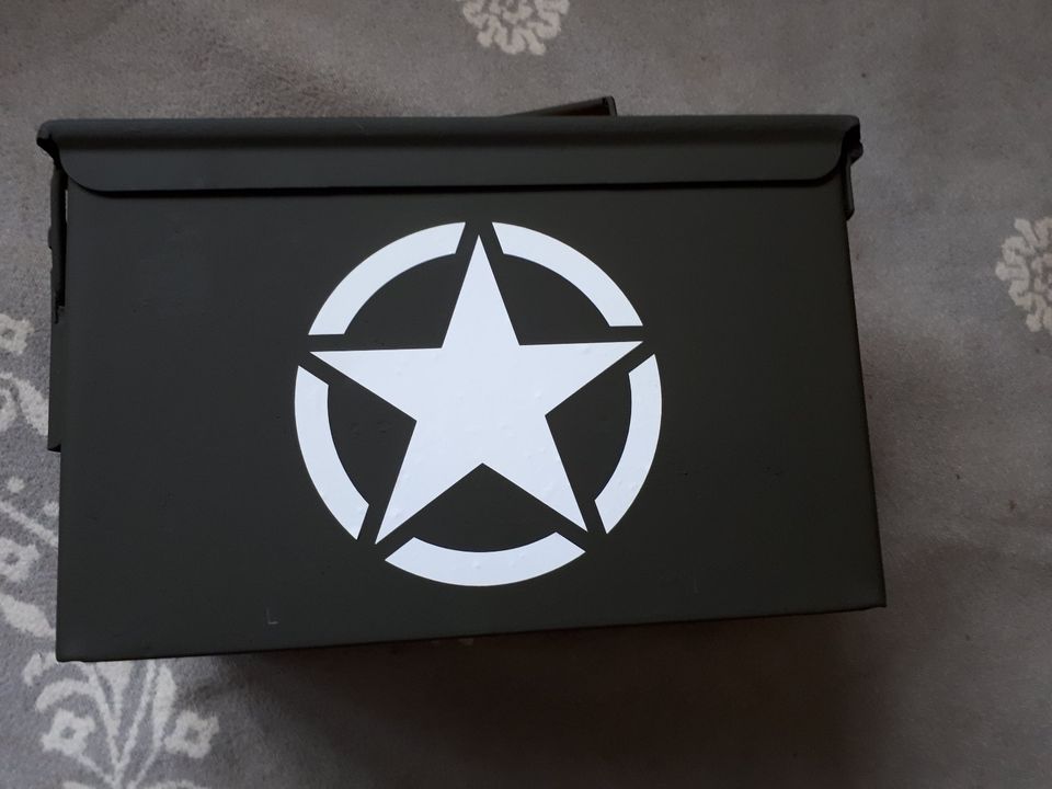 ⭐ US Munitionskiste Ammo Box ⭐ Oliv Werkzeugkoffer Transportbox ⭐ in Essen