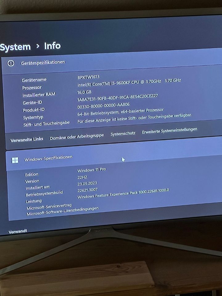 Gaming PC (Memory PC mit 16GB RAM und 512GB SSD) in Rotenburg (Wümme)