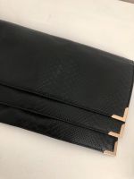 Schwarze Gold Clutch Tasche mit Croco Muster Hannover - Südstadt-Bult Vorschau