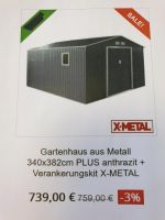 Gartenhaus Gerätehaus aus Metall 340 x 382 cm Neu Wurster Nordseeküste - Dorum-Neufeld Vorschau