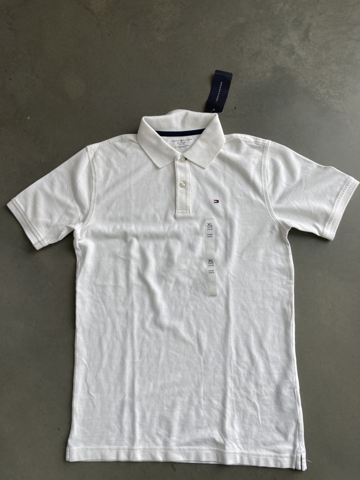 Tommy Hilfiger Polo Shirt, Größe 170-176 weiß Neu in Ingolstadt