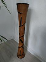 Leewadee Vase aus Holz schwarz braun Düsseldorf - Derendorf Vorschau