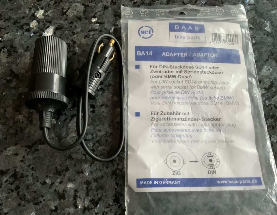 Zig. Anz.-Kupplung - BAAS bike parts BA14 ADAPTER in Bayern