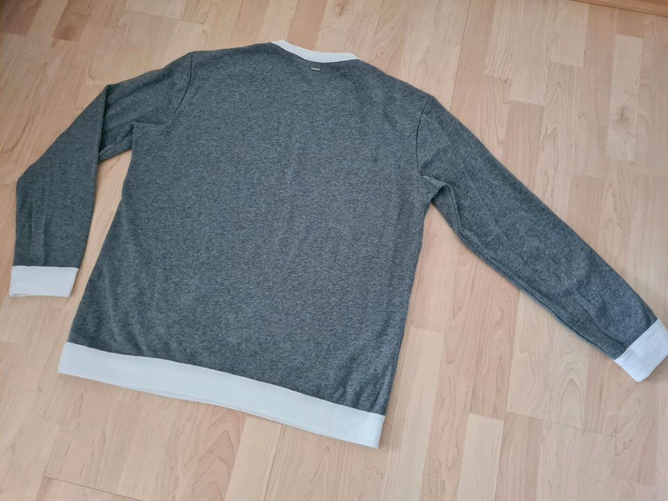 Pullover / Sweatshirt / Sweater, HUGO Boss, XXL, grau, Musselin in Marburg