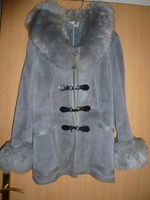 Betty Barclay echt Leder Jacke Mantel grau Lammfell vintage 40 Mecklenburg-Vorpommern - Lütow Vorschau