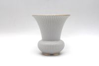 Metzler Ortloff Porzellan Vase Form rund schlicht weiss Goldlinie Berlin - Schöneberg Vorschau