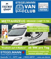 VERMIETUNG ORANGE CAMP TI 700 Nordrhein-Westfalen - Lage Vorschau