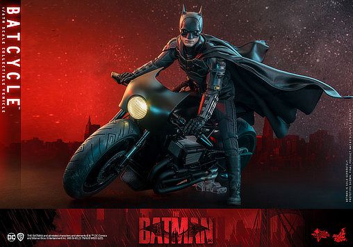 The Batman Batcycle Fertig-Modell Hot Toys MMS642 42 cm OVP Neu in Angelmodde