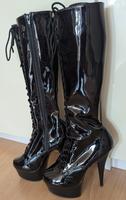 PLEASER Delight-2023 Lack Stiefel, Gr. 38, High Heels Rheinland-Pfalz - Koblenz Vorschau