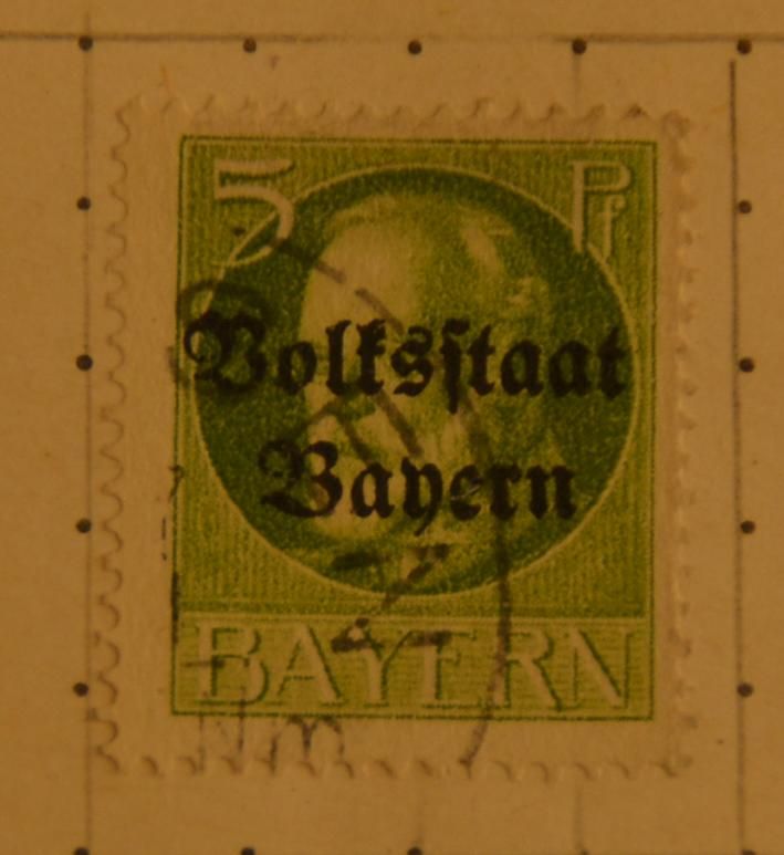 46 seltenen Briefmarken mit Raritäten aus Bayern ab 1875 in Köln