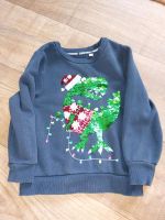 Pulli Weihnachts Dino Wendepailletten Größe 104 C&A Hessen - Twistetal Vorschau