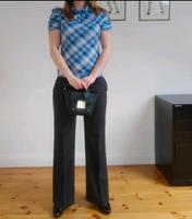 Kurzarm Rolkragen Shirt, blau weiß kariert, Britchic  XS 34 Berlin - Köpenick Vorschau