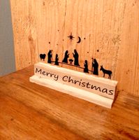 Geschenk Krippe Weihnachten Aufsteller Deko Holz Plott Eimsbüttel - Hamburg Schnelsen Vorschau