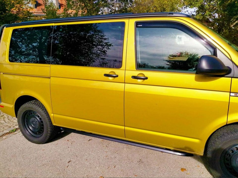 VW T5 Bj 03-09 Kurzer RS OE Style schwarze Schwellerrohre "N-Max" in München