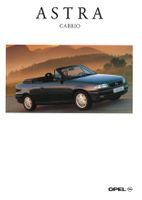 1995 PROSPEKT OPEL ASTRA CABRIO - 08/95 – TOPBESTSELLER Hessen - Birkenau Vorschau