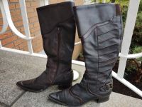 Braune Lederstiefel von Janet D. Gr. 38 Nordrhein-Westfalen - Allagen Vorschau