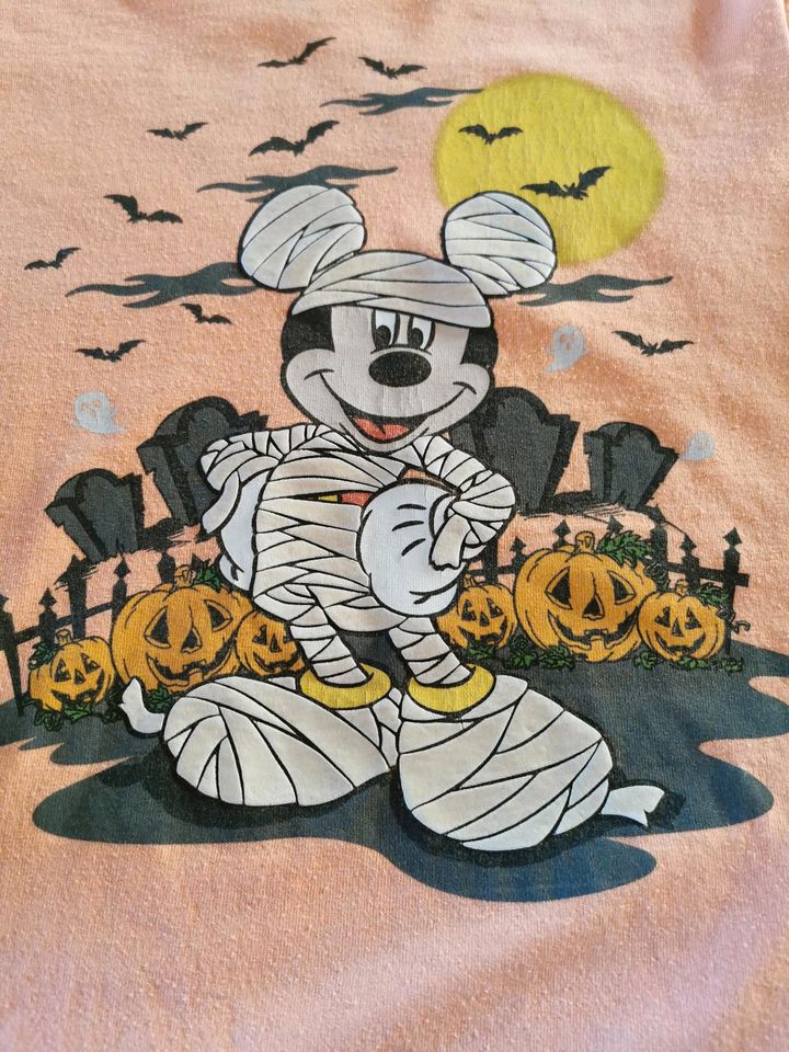 T-Shirt Halloween Disney Mickey Maus, USA, Gr. 7-8 Jahre leuchtet in Brück