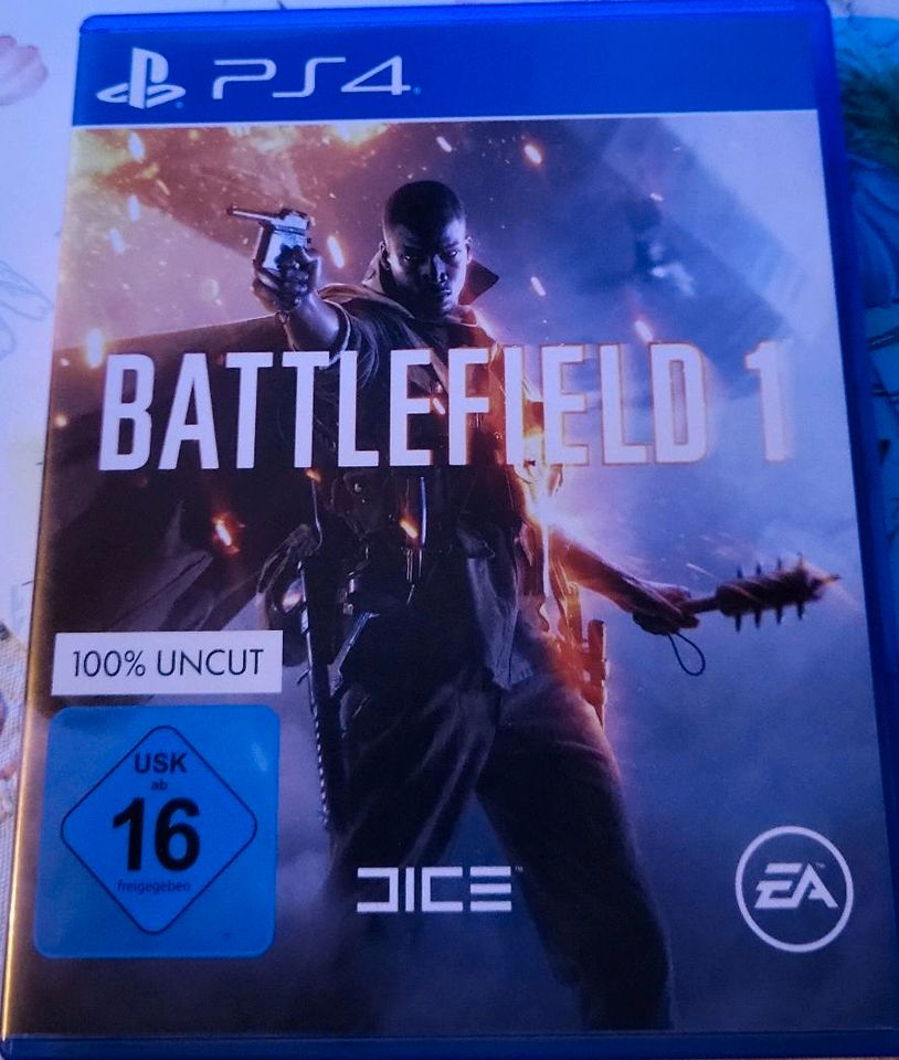 Verkaufe Battlefield 1 Ps4 spiel ab 16 in Ratzeburg