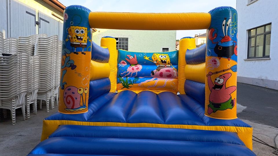 spongebob hüpfburg Kinder Geburtag mieten vermieten fest in Bad Vilbel