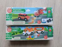 Playtive Holzstraßen Fahrzeug Sets /Feuerwehr set & Krankenwagen Baden-Württemberg - Leimen Vorschau