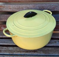 Großer LE CREUSET Gusseisen Bräter Schmortopf 28cm 6,7L gelb Rheinland-Pfalz - Hochborn Vorschau