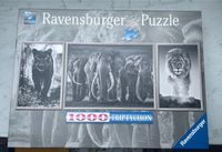 Ravensburger Triptychon Puzzle 3 St. 1000 Elefanten Panther Löwe Niedersachsen - Brackel Vorschau