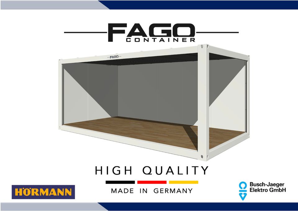 Wohncontainer / Miete / Mietkauf / Finanzierung / FAGO in Forstinning