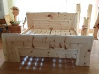 Zirben-Bett/Massivholzbett aus Zirbenholz mit Baumkante/Unikat Sachsen - Mittweida Vorschau