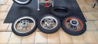 Motocross Felgen mit Reifen und einen extra Reifen Hessen - Reiskirchen Vorschau