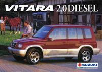 1995 PROSPEKT SUZUKI VITARA 2.0 DIESEL – SELTEN Hessen - Birkenau Vorschau