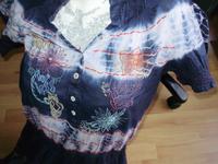 Desigual Kleid blau bunt Batik bestickt Gr 38 Bayern - Forchheim Vorschau